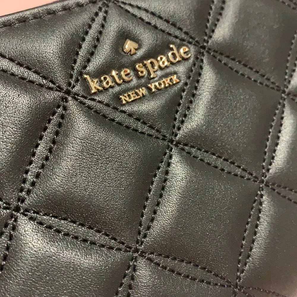 ♠️ kate spade ♠️ Natalia Smooth Quilted Leather Large Continental Wallet - Picture 5 of 10